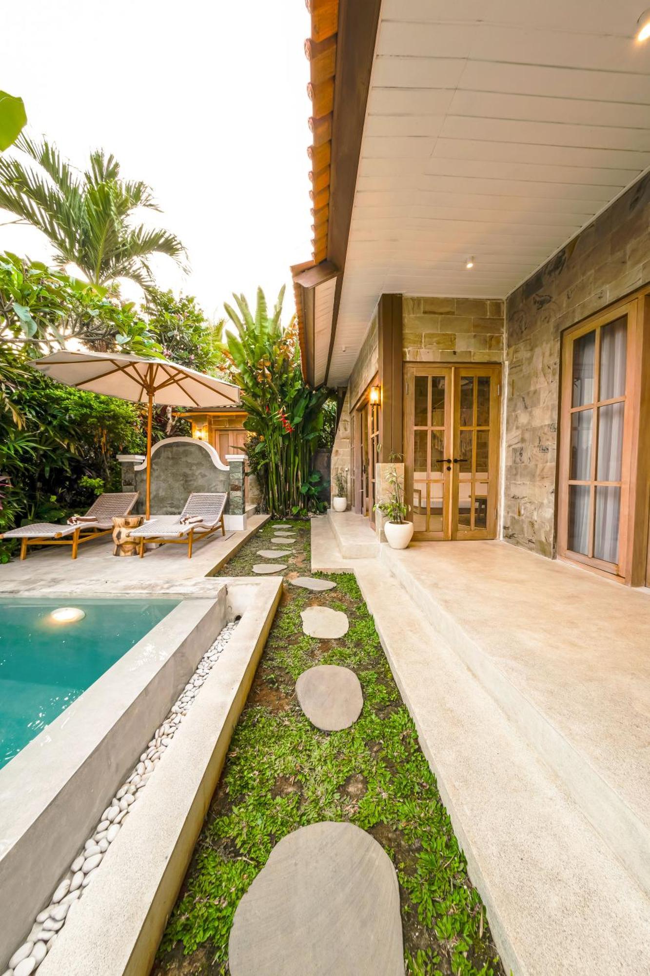 Nyaman Villas By Evdekimi Ubud Værelse billede