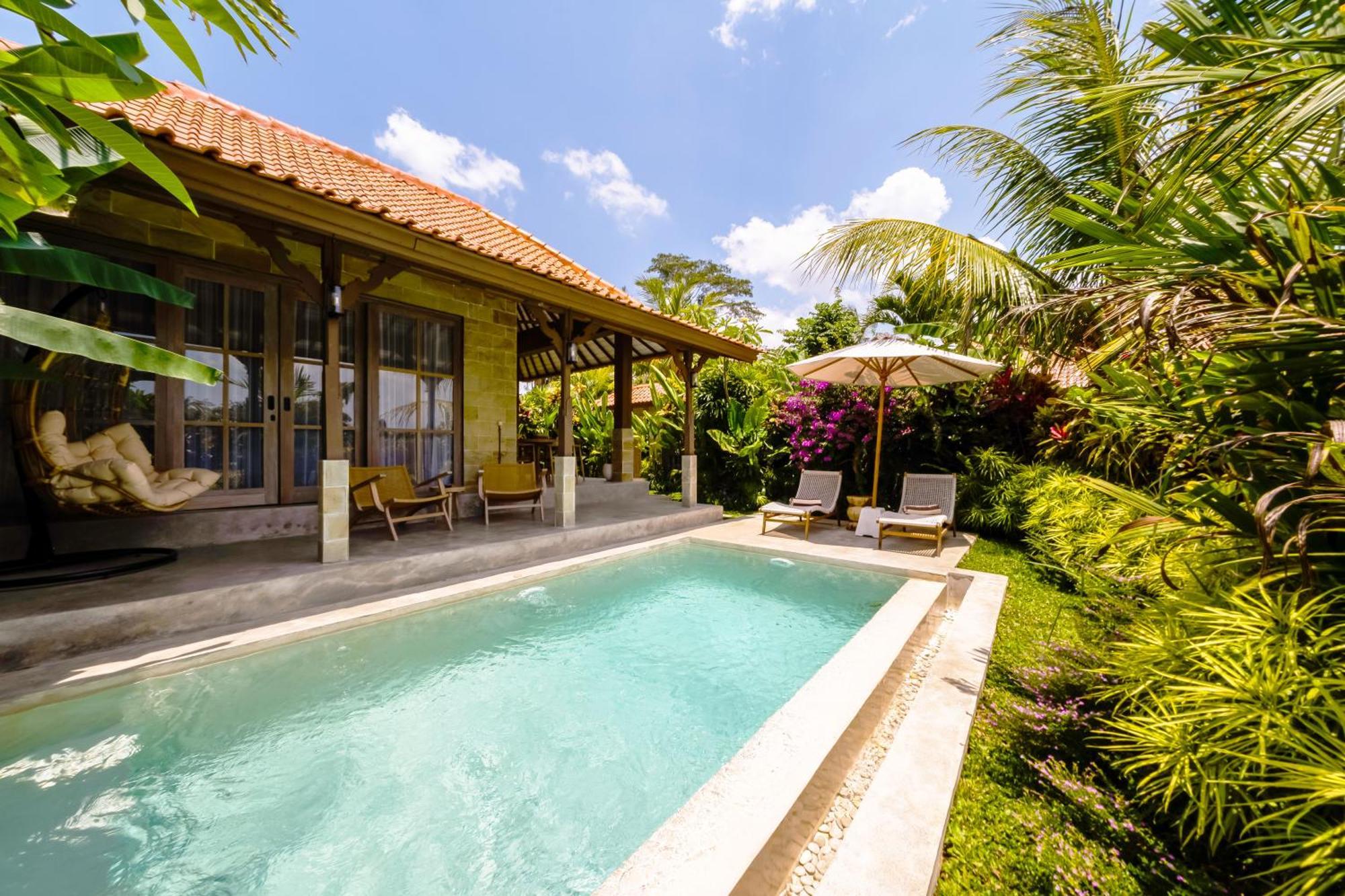 Nyaman Villas By Evdekimi Ubud Værelse billede