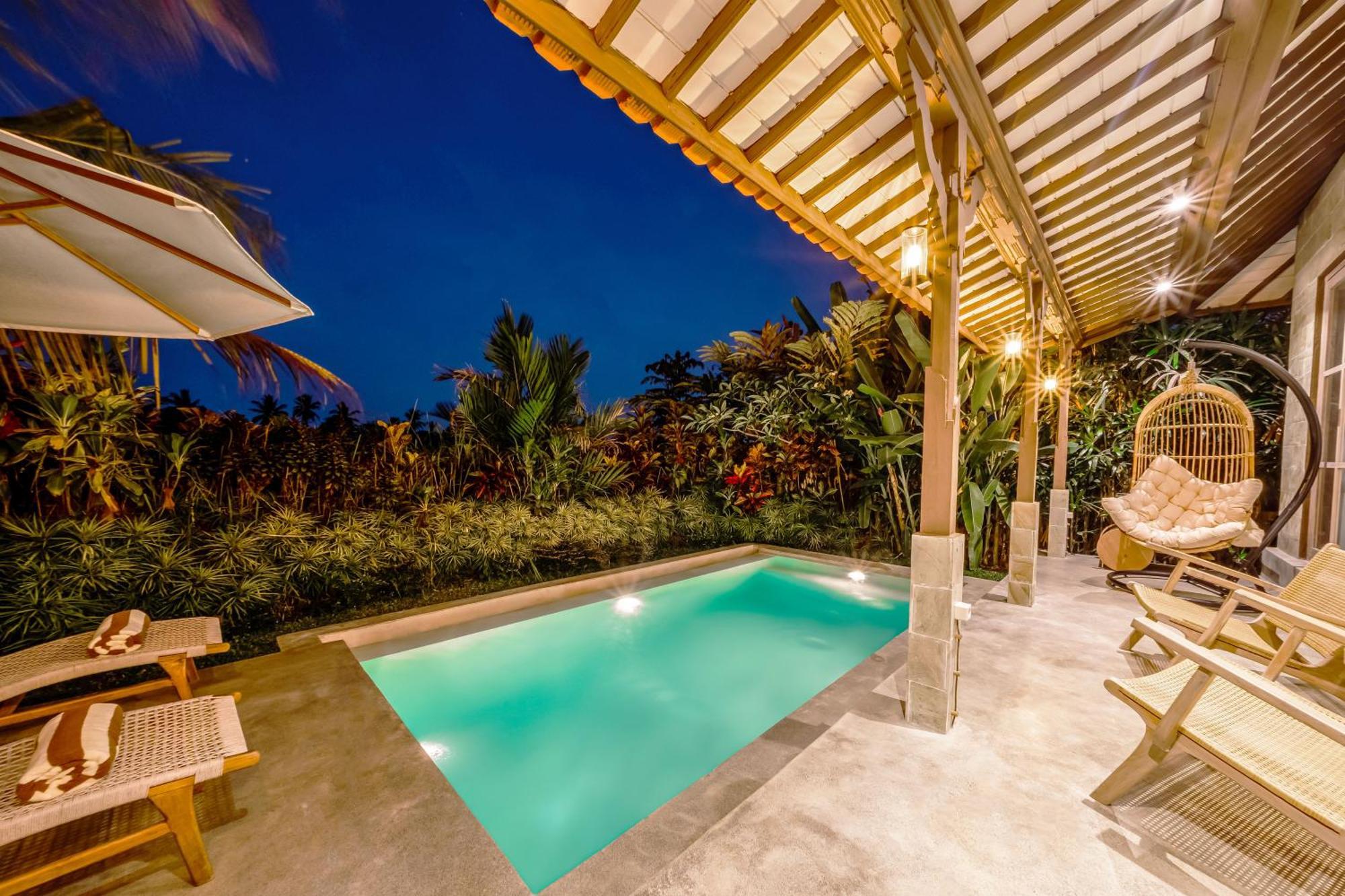 Nyaman Villas By Evdekimi Ubud Værelse billede