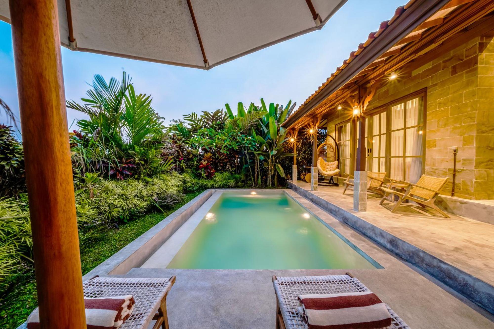 Nyaman Villas By Evdekimi Ubud Værelse billede